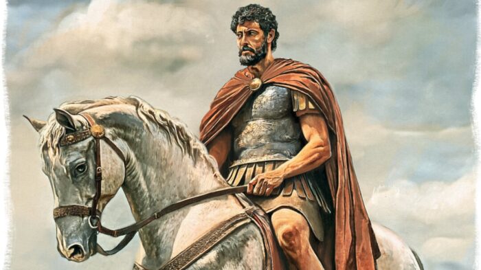 Künstlerische Darstellung des römischen Kaisers Marcus Aurelius