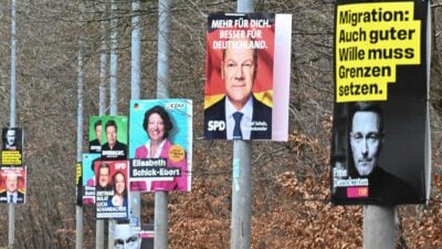 Das Thema Migration spielt teilweise auch in den Wahlkampagnen eine Rolle.