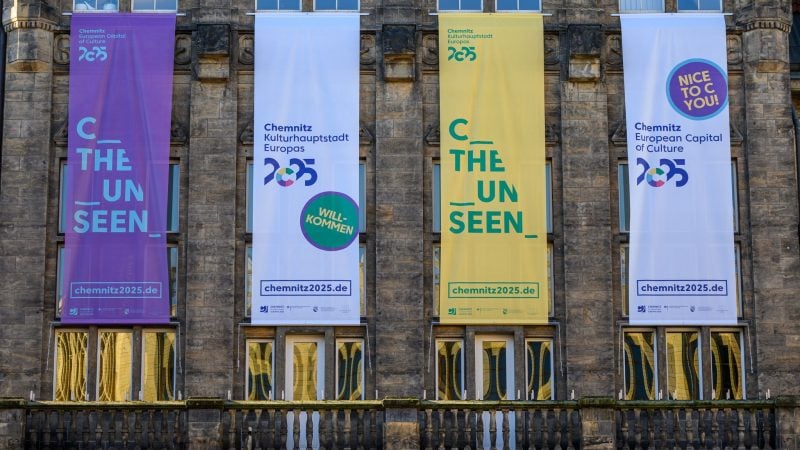 Das Motto der Europäischen Kulturhauptstadt Chemnitz lautet «C the Unseen».