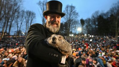 Murmeltier Phil sagt: Noch sechs Wochen Winter