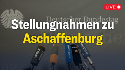 [Live gegen 13 Uhr] Messerangriff in Aschaffenburg: Stellungnahmen nach Innenausschusssitzung