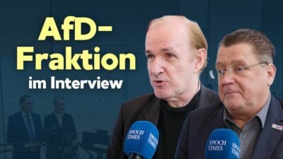 Pressekonferenz und Interviews mit neu gewählter AfD-Fraktion