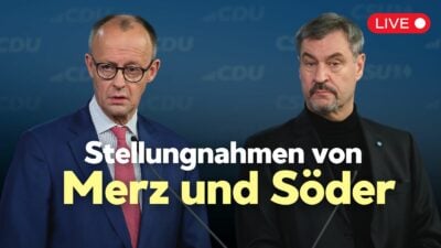 [Live um 14:45 Uhr] CDU/CSU-Fraktion gibt Stellungnahmen nach erster Sitzung im Bundestag