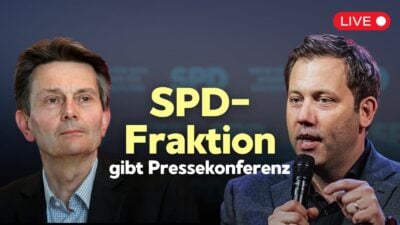 [Live] Pressekonferenz der SPD-Fraktion im Bundestag