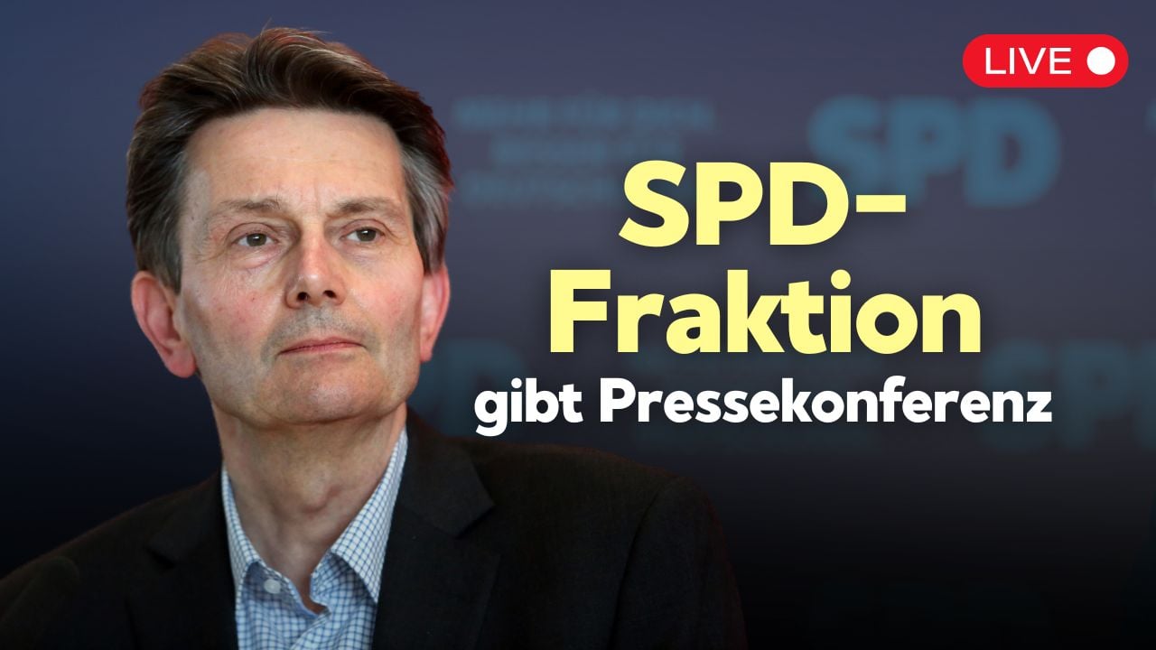 Pressekonferenz der SPD mit Fraktionsvorsitzendem Mützenich im Bundestag