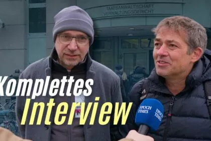 Exklusivinterview mit Michael Ballweg und Ralf Ludwig nach Gerichtsverhandlung in Berlin