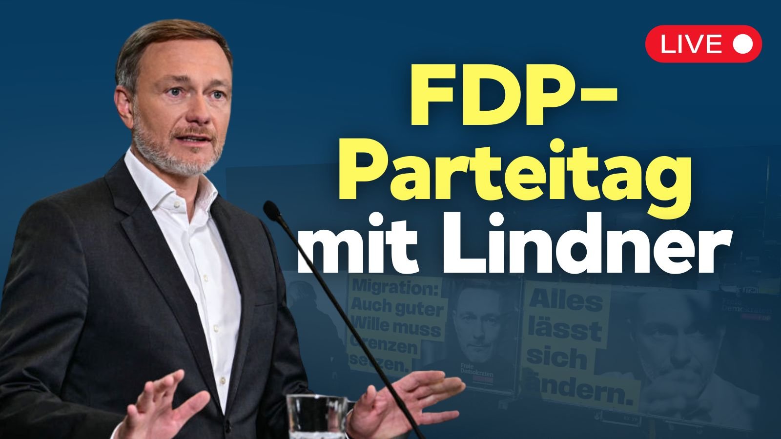 [Live am 9.2.] Rede von Christian Lindner auf dem FDP-Parteitag in Potsdam