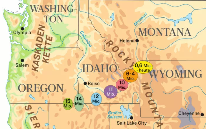 Vulkane weltweit aktiv: Yellowstone wandert gen Norden
