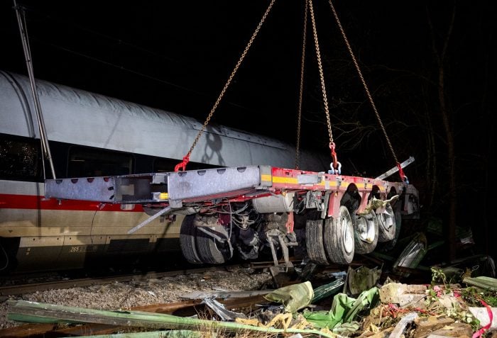 Ein Gleis ist nach dem Unfall wieder frei und befahrbar. 