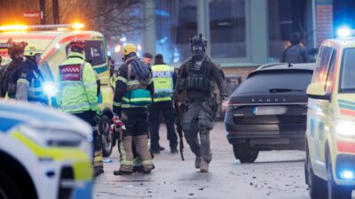 An der Schule in Schweden kam es zu einem Großeinsatz.