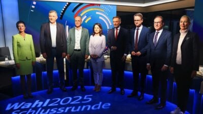 Wehrpflicht, Pflege, Klima: TV-„Schlussrunde“ wird zur Schreirunde