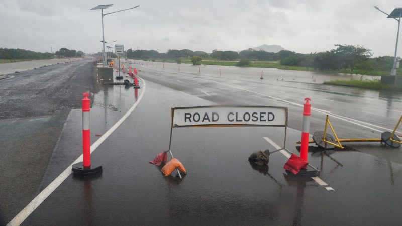 Viele Straßen waren wegen des Hochwassers gesperrt.