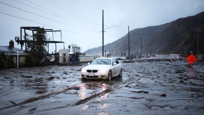 Nach Bränden: Überschwemmungen und Erdrutsche in Los Angeles