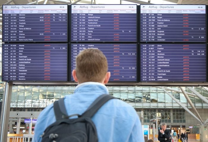 Am Flughafen Hamburg geht nichts mehr, einen Tag früher als erwartet.