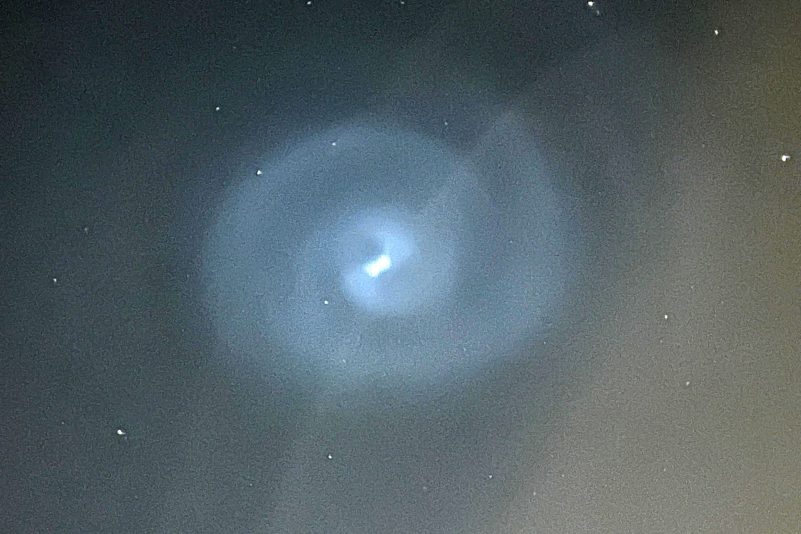 Das Lichtphänomen war über Deutschland und Teilen Europas zu sehen.