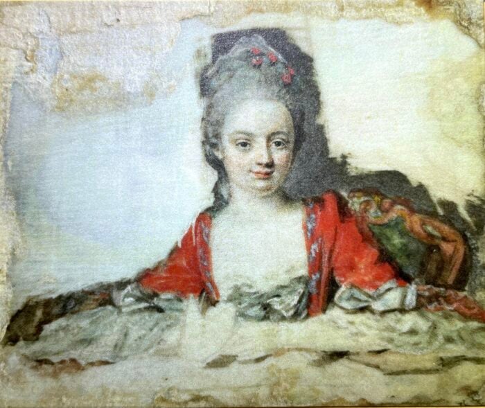 Maria Anna Mozart aus dem Jahr 1768