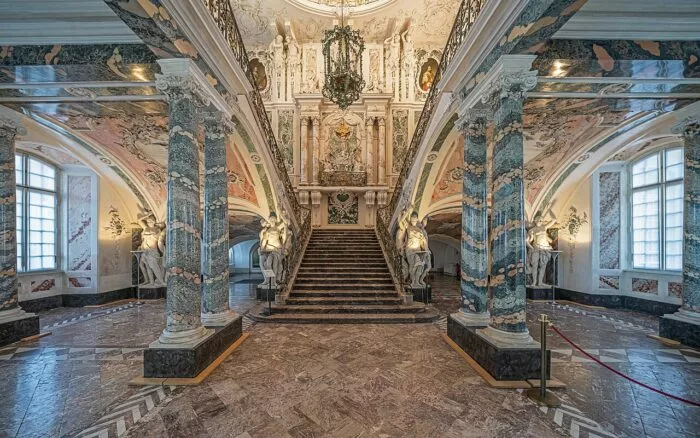 Treppenhaus des Schloss Augustusburg