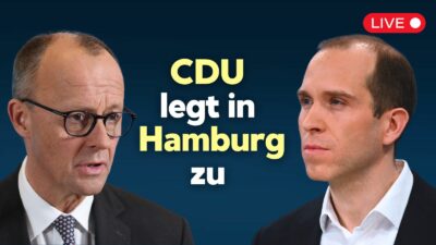 [Live ab 13:15 Uhr] Pressekonferenz der CDU nach zweitem Platz bei Wahl in Hamburg