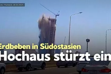 Hochhaus in Bangkok bei Erdbeben in Südostasien eingestürzt - Myanmar ruft Notstand aus