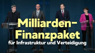 Union und SPD einigen sich auf Milliarden-Finanzpaket