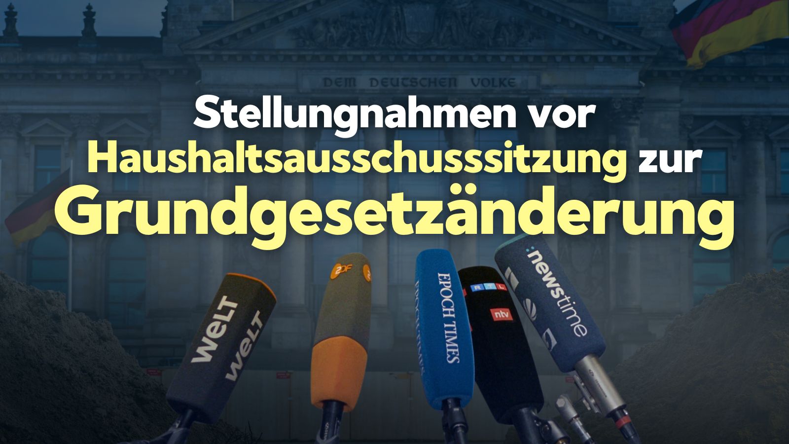 Stellungnahmen vor Sitzung des Haushaltsausschusses nach Schlagabtausch im Bundestag