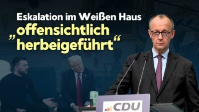 Merz: Eskalation im Weißen Haus „keine spontane Reaktion“ sondern „offensichtlich herbeigeführt“