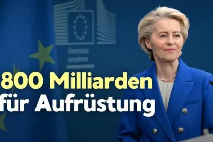 Von der Leyen: 800-Milliarden-Euro-Plan zur „Wiederbewaffnung Europas“