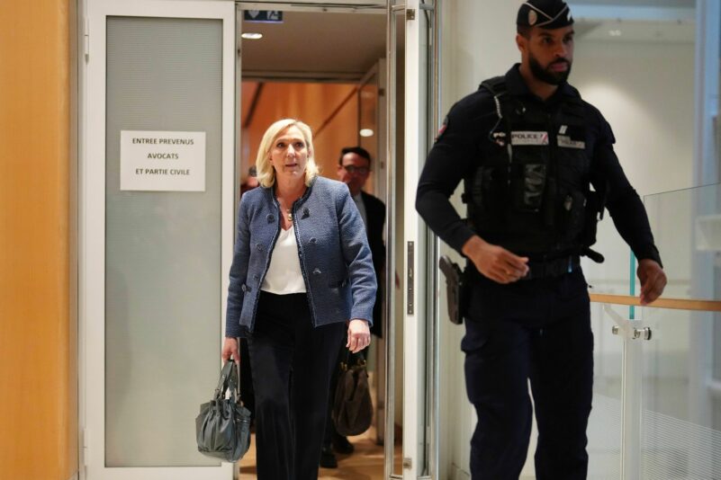 Die rechtsnationale Politikerin hatte die Vorwürfe stets bestritten.