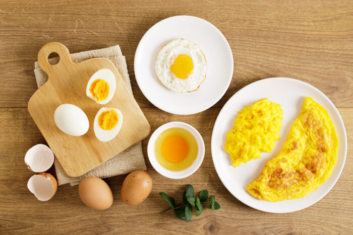 Trotz Low-Fat Diät können Eier gegessen