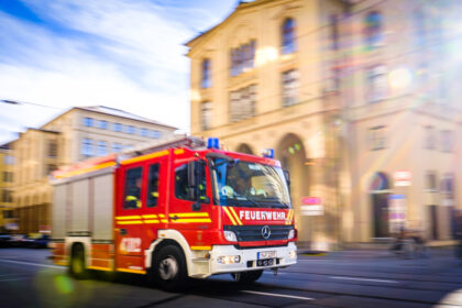Brand auf Gelände der Münchner Reiterstaffel der Polizei