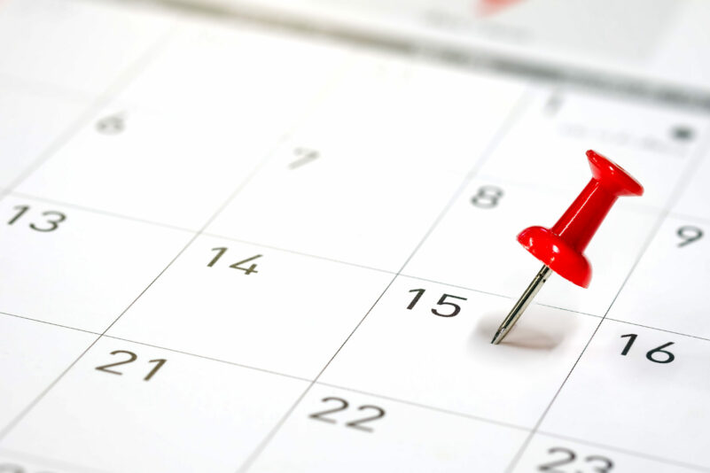 Kalender, Feiertag, Termin