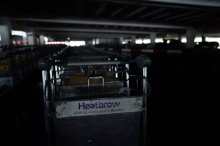 Stillstand am Flughafen Heathrow.