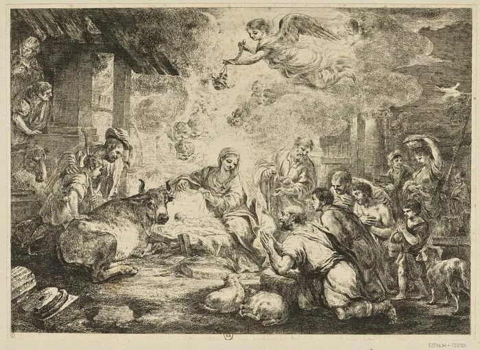 „Die Anbetung des Hirten“ von Denon