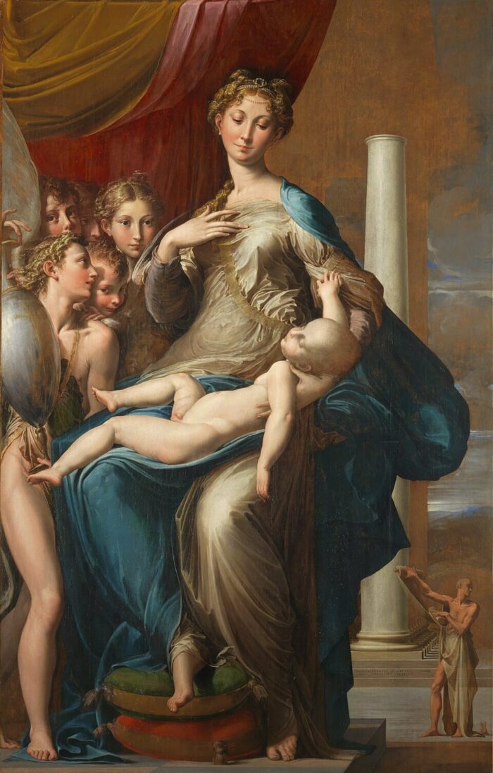 „Madonna mit dem langen Hals“ von Parmigianino