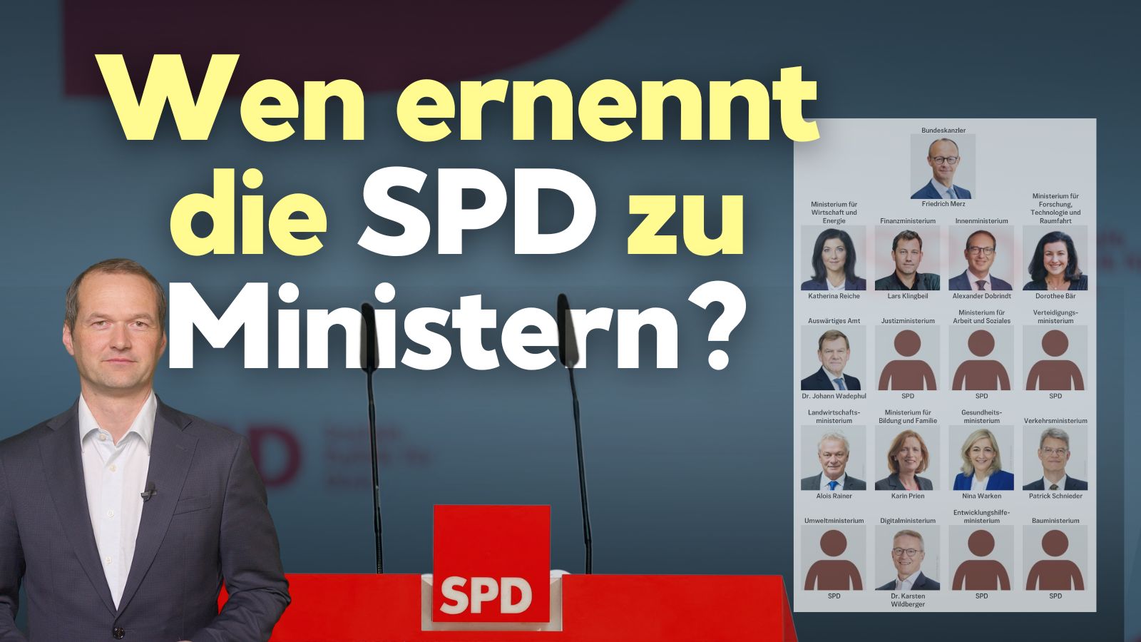Das könnten die SPD-Minister der neuen Bundesregierung werden