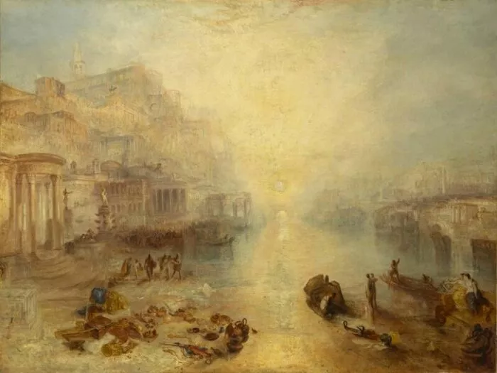 Gemälde zur Verbannung von Ovid von William Turner