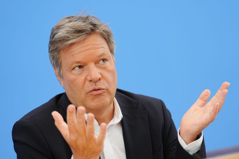 Musste schlechte Nachrichten verkünden: Minister Habeck.