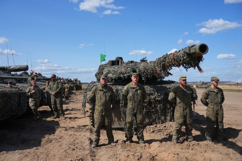 Deutsche Soldaten unterstützen derzeit die Sicherung der Nato-Ostflanke in Litauen. (Archivbild)