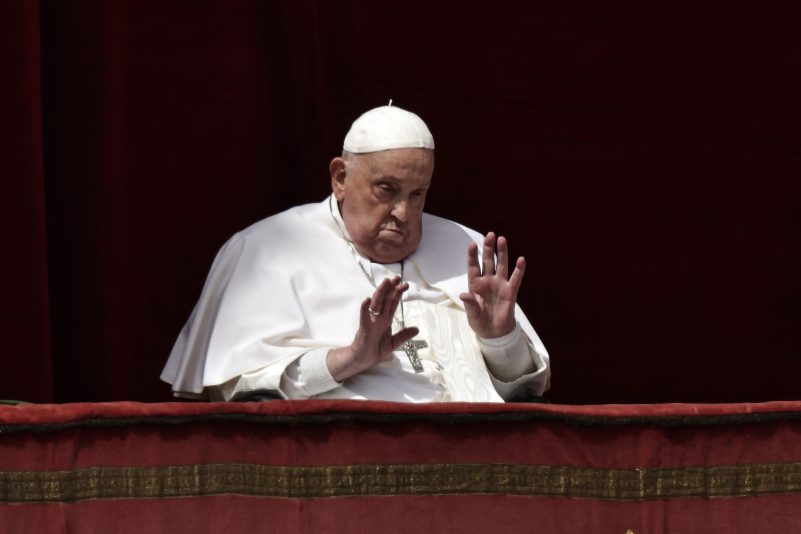 Bei seinem letzten öffentlichen Auftritt wirkte Franziskus bereits sehr geschwächt. (Archivbild)