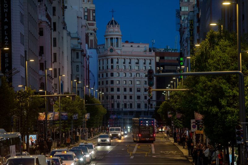 Die spanische Hauptstadt Madrid war neun Stunden lang ohne Strom.