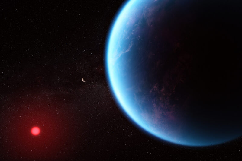Illustration von K2-18b