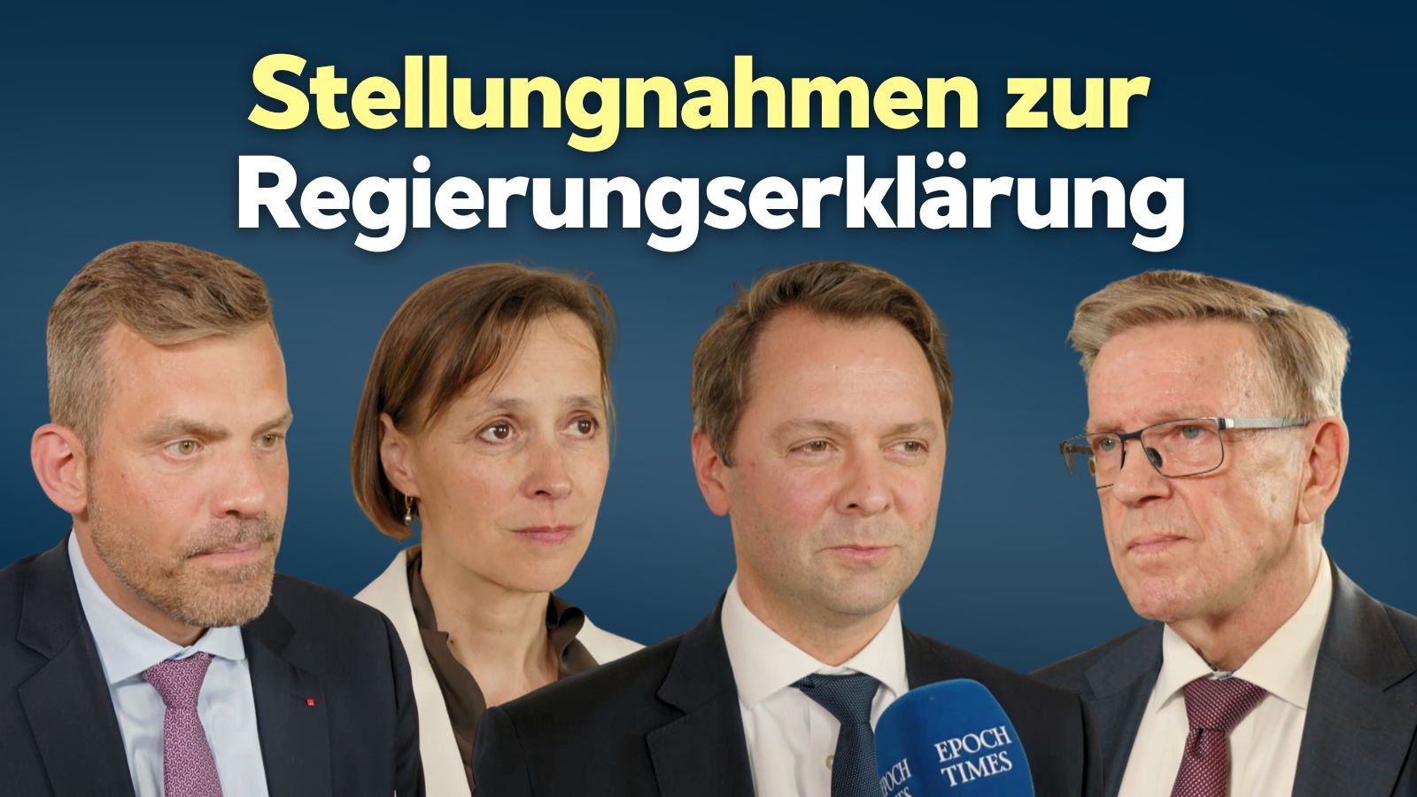 Das sagen Abgeordnete von CDU, CSU, SPD und AfD zu der Regierungserklärung von Bundeskanzler Merz