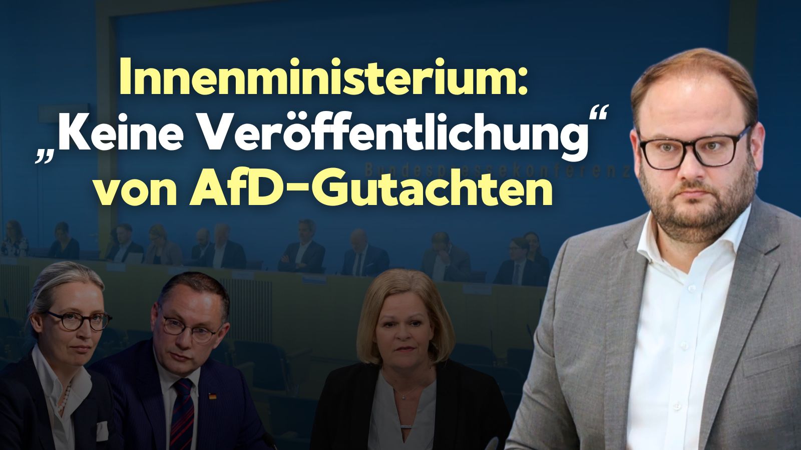 Innenministerium: Veröffentlichung des AfD-Gutachtens „weder vorgesehen, noch möglich“