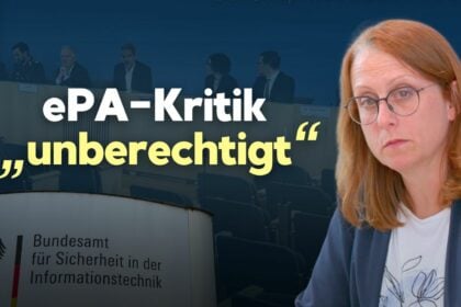 Regierungssprecherin: „Kritik unberechtigt“ – BSI gab grünes Licht für ePA