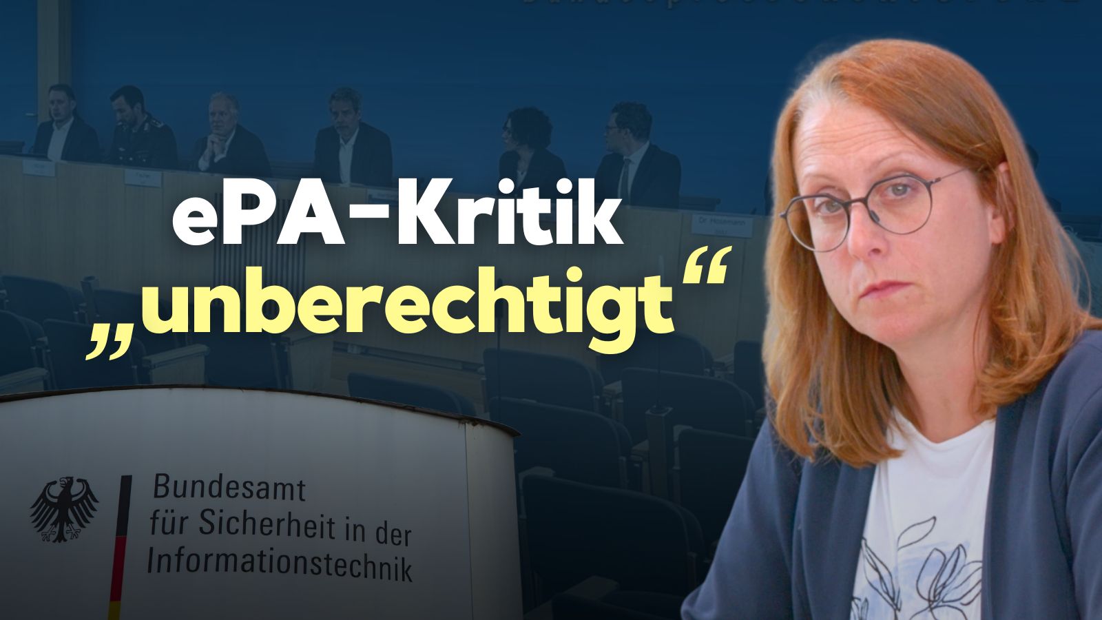 Regierungssprecherin: „Kritik unberechtigt“ – BSI gab grünes Licht für ePA