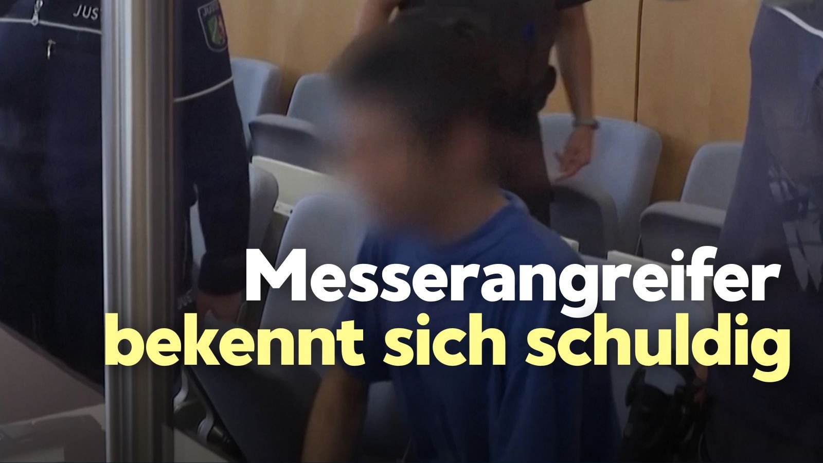 Messerangreifer von Solingen bekennt sich vor Gericht schuldig