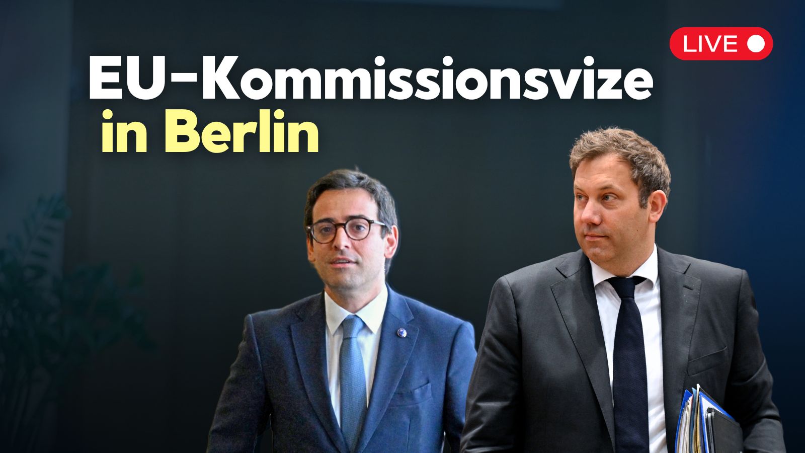 Finanzminister Klingbeil trifft EU-Kommissionsvizepräsident Séjourné
