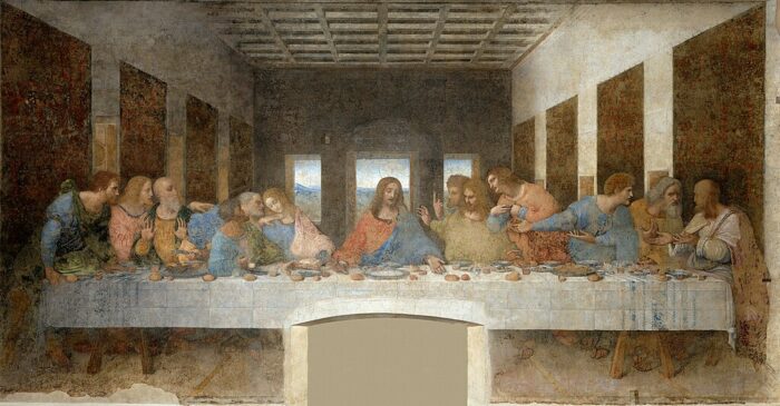 „Das letzte Abendmahl“ von Leonardo da Vinci