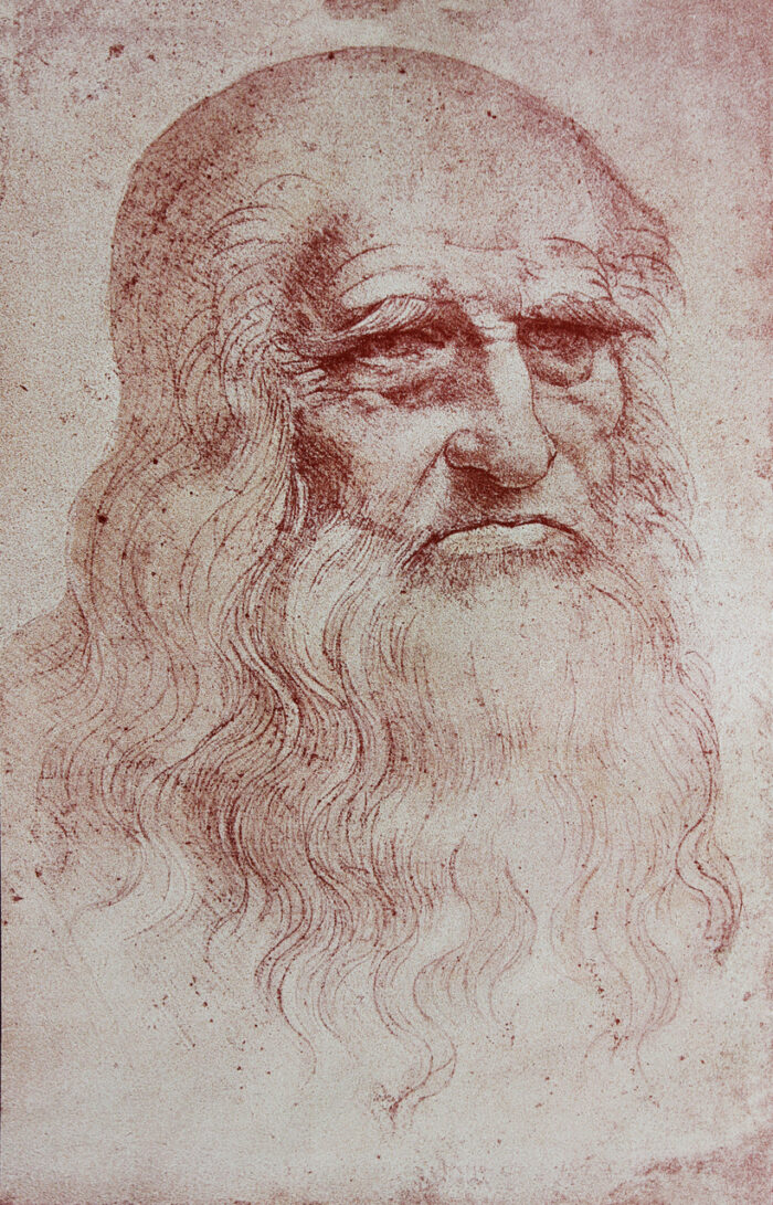 Selbstportrait von Leonardo da Vinci