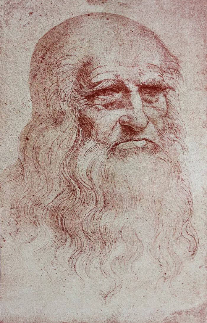 Selbstportrait von Leonardo da Vinci